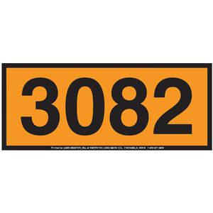LABELMASTER 35ZL99 Panel Placard 400mm x 160mm UN 3082 | AH6HBE