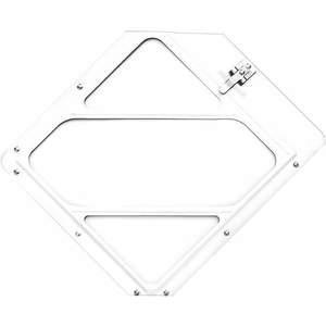 LABELMASTER 80SMWCC97 Clipped Corners Placard Holder 12-1/2 Inch Height | AH6GGG 35ZG74