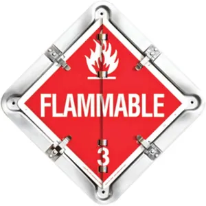 LABELMASTER 81-8FO Full Frame Trailer Flip Placard 13-1/2 Inch Height | AH6GFZ 35ZG67