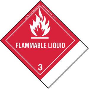 LABELMASTER SNT6 Flammable Liquid Label 100mm x 120mm 500 | AH6GPJ 35ZJ42