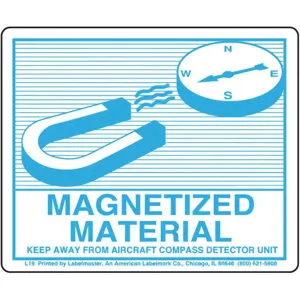 LABELMASTER L19 Magnetized Mat Air Labl 110mm x 90mm 500 | AH6GXY 35ZL24