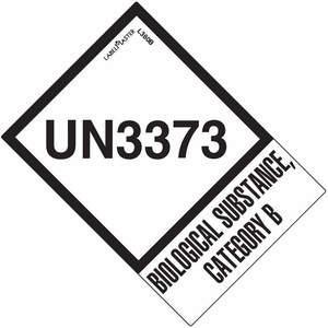 LABELMASTER L380B Hazardous Material Shipping Labels 2 Inch x 2-3/4 Inch | AH6EDN 35YF03