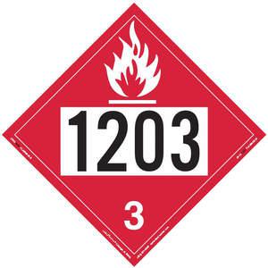 LABELMASTER ZRV21203 Schild für brennbare Flüssigkeiten 10-3/4 Zoll x 10-3/4 Zoll | AH6GYV 35ZL44