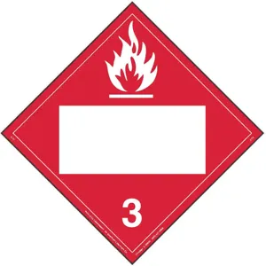 LABELMASTER ZVP2 Placard 10-3/4 Inch x 10-3/4 Inch Flammable Liquid | AG9ELV 19TZ71