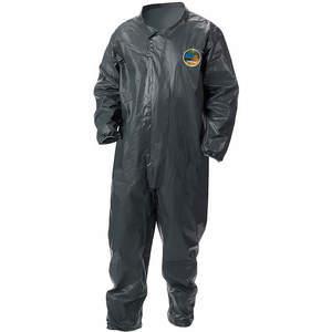 LAKELAND LS51110-2X Collared Chemical-Resistant Coverall Grey 2XL | AG9PLB 21DN77