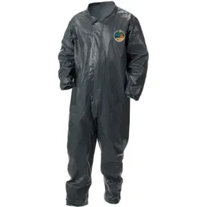 LAKELAND LS51110-4X Collared Chemical-Resistant Coverall Grey 4XL | AG9PLD 21DN79