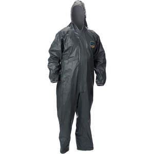 LAKELAND LS51130-4X Hooded Chemical-Resistant Coverall Grey 4XL | AG9PLH 21DN83