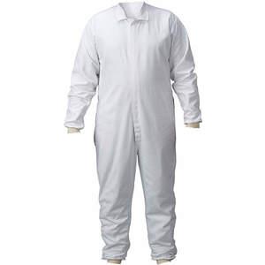 LAKELAND PBLC314-2466 Lab Coverall Chest Size 66 62 x 30 White | AF7HXJ 21DP12
