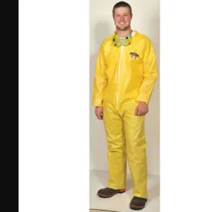 LAKELAND PBLC5412-3X Collared Chemmax (r) 1 Yellow Open 3xl | AE8YCA 6GJE1