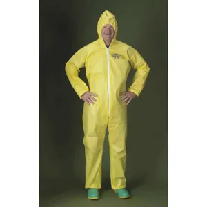 LAKELAND PBLC5428-MD Hooded Chemmax (r) 1 Yellow Elastic M | AE8NFZ 6EHH0