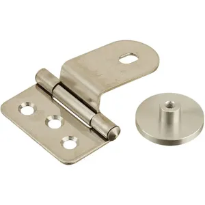 LAMP GH-34/0/S-P Glass Door Hinge Stainless Steel 100 Deg | AE2AUM 4WDU2