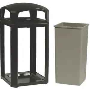 RUBBERMAID FG397500BLA Trash Can 50 Gallon Black | AD8GYG 4KFP5