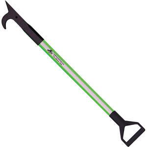 LEATHERHEAD TOOLS DBL-8AH-D Pike Pole, Solid Pole, D-Handle, American Hook, 96 Inch Length, Lime | CD4CPM