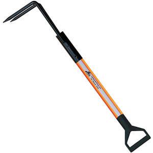 LEATHERHEAD TOOLS DBO-8RH-D Pike Pole, Solid Pole, D-Handle, Rubbish Hook, 96 Inch Length, Orange | CD4CNG