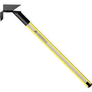 LEATHERHEAD TOOLS DBY-12DH-B Pike Pole, Solid Pole, Rubber Bumper, Drywall Hook, 144 Inch Length, Yellow | CD4CRD