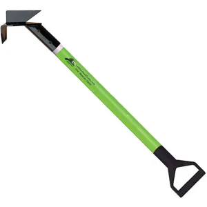 LEATHERHEAD TOOLS PLL-14DH-D Pike Pole, Hollow Pole, D-Handle, Drywall Hook, 168 Inch Length, Lime | CD4CLG