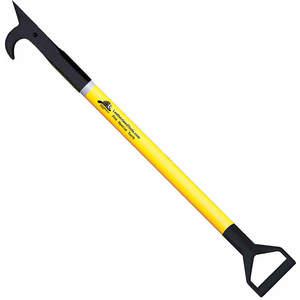 LEATHERHEAD TOOLS PLY-12AH-D Pike Pole, Hollow Pole, D-Handle, American Hook, 144 Inch Length, Yellow | CD4CME