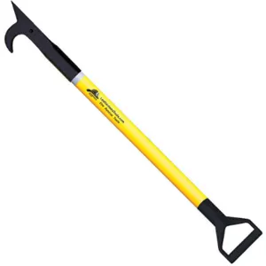 LEATHERHEAD TOOLS PLY-14AH-D Pike Pole, Hollow Pole, D-Handle, American Hook, 168 Inch Length, Yellow | CD4CML