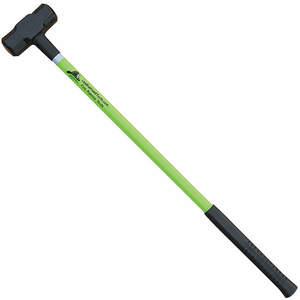 LEATHERHEAD TOOLS SLL-12-36 Sledge Hammer, 12 Lbs., 36 Inch Length, Black Grip, Fiberglass Handle, Lime | CD4CFD