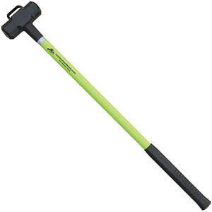 LEATHERHEAD TOOLS SLL-8-36HM Sledge Hammer, 8 Lbs., 36 Inch Length, Black Grip, Fiberglass Handle, Lime | AG2AQE 31AZ70