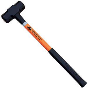 LEATHERHEAD TOOLS SLO-8-36 Vorschlaghammer, 8 Pfund, 36 Zoll Länge, schwarzer Griff, Fiberglasgriff, Orange | AF2VXJ 6YFP5