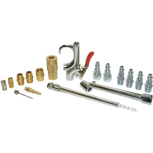 LEGACY AC8001 Air Gun Kit Chrome 150 Psi | AB2AYF 1KUF4