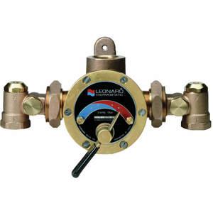 LEONARD VALVE TMS-150-CP Steam And Water Mixing Valve, 1-1/4 Inlet Size, Brass, 60 PSI, 60 GPM | AA7HTL 15Z022