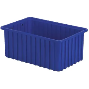 LEWISBINS DC2070 Dk Blue Divider Box 16-1/2 x 11 x 7 Inch Dark Blue | AB6GTK 21P614