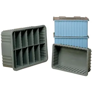 LEWISBINS DV1070. Grey Short Divider Gray 8 x 6 x 10 | AF3PMZ 8AJX1