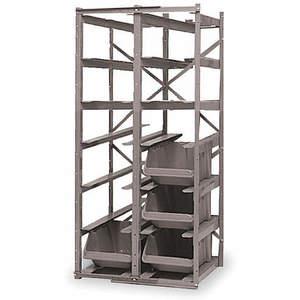 LEWISBINS HR1615 w/ 12 pc SH1811-7 Pick Rack 19-3/8d x 27w x 57h 12 Bins Gray | AC8NCP 3CLW9