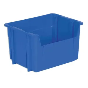 LEWISBINS NPL252 Blue Stack And Nest Bin 15-1/4 Inch Length Blue | AA2CYY 10E135