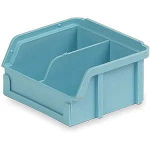 LEWISBINS PB10-X Lt Blue Hang And Stack Bin 3-1/2 Inch Length 4 Inch Width | AC8NAU 3CLP6