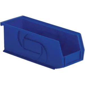 LEWISBINS PB104-4 Blue Hang And Stack Bin 4-1/8 Inch Width 4 Inch Height | AB6GQD 21P558