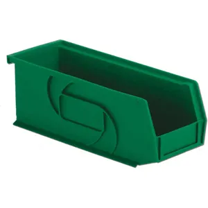 LEWISBINS PB104-4 Green Hang/stack Bin 4h x 4-1/8w x 10-7/8d Green | AB6GQG 21P561