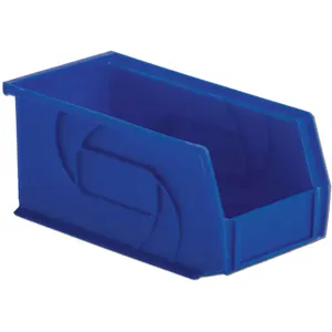 LEWISBINS PB105-5 Blue Hang And Stack Bin 10-7/8 Inch Length Blue | AB6GQK 21P564