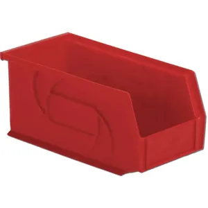 LEWISBINS PB105-5 Red Hang/stack Bin 5h x 5-1/2w x 10-7/8d Red | AB6GQL 21P565