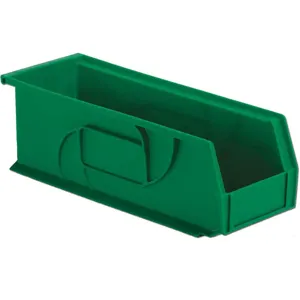 LEWISBINS PB1405-5 Green Hang/stack Bin 5h x 5-1/2w x 14-3/4d Green | AB6GRF 21P583