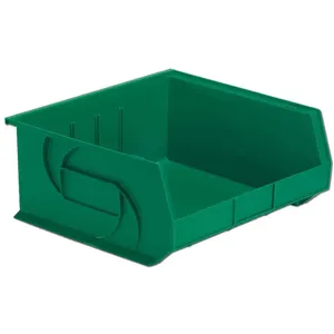 LEWISBINS PB1416-7 Green Hang/stack Bin 7h x 16-1/2w x 14-3/4d Green | AB6GRR 21P593