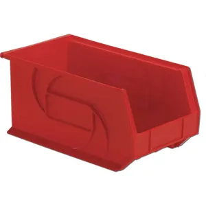 LEWISBINS PB148-7 Red Hang/stack Bin 7h x 8-1/4w x 14-3/4d Red | AB6GRH 21P585