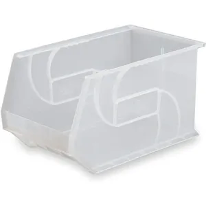 LEWISBINS PB1811-10 Clear Hang And Stack Bin 18 Inch Length 11 Inch Width | AC8NAP 3CLP2