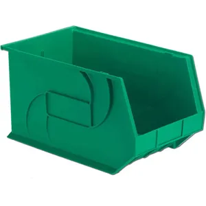 LEWISBINS PB1811-10 Green Hang/stack Bin 10h x 11w x 18d Green | AB6GTB 21P603