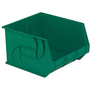 LEWISBINS PB1816-11 Green Hang/stack Bin 11h x 16-1/2w x 18d Green | AB6GTF 21P607