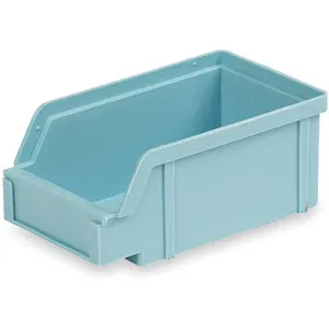 LEWISBINS PB20-F Lt Blue Hang And Stack Bin 7 Inch Length Light Blue | AC8NAV 3CLP7