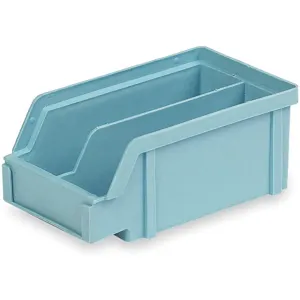 LEWISBINS PB20-X Lt Blue Hang And Stack Bin 7 Inch Length Light Blue | AC8NAW 3CLP8