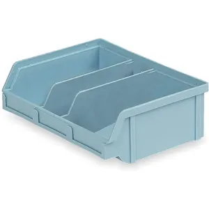 LEWISBINS PB22-X Lt Blue Hang And Stack Bin 6-5/8 Inch Length Light Blue | AC8NAY 3CLR1