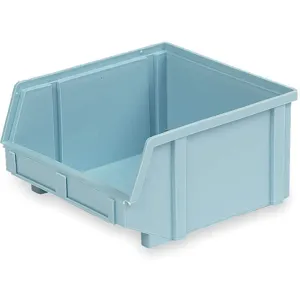 LEWISBINS PB31-F Lt Blue Hang And Stack Bin 9-3/8 Inch Length Light Blue | AC8NBB 3CLR4