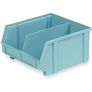 LEWISBINS PB31-X Lt Blue Hang And Stack Bin 9-3/8 Inch Length Light Blue | AC8NBC 3CLR5