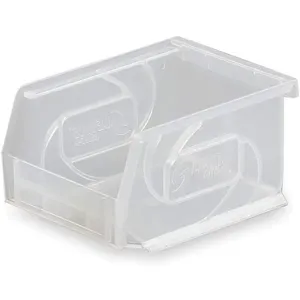 LEWISBINS PB54-3 Clear Hang And Stack Bin 5-3/8 Inch Length Clear | AC8HTZ 3AFJ4