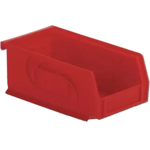 LEWISBINS PB74-3 Red Hang/stack Bin 3h x 4-1/8w x 7-3/8d Red | AB6GPZ 21P554