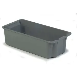 LEWISBINS SN3023-8W Gry Stack And Nest Bin 34-1/8 Inch Length Gray | AA2DAK 10E171